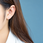 The Aria CZ Hoops — On-ear scale and front stone row; AI-enhanced supplier view