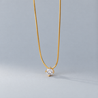 The Elora CZ Pendant — front studio hanging pendant; AI-enhanced supplier view