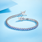 The Orla Tennis Bracelet — Open clasp and underside studio detail; AI-enhanced supplier view