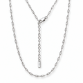 Tova silver-tone dainty paperclip chain necklace with clasp, extender, and S925 tag in a white studio treatment; AI enhancement of the existing supplier-photo restyle view, not an independent jewelry photograph.
