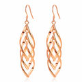 The Sova Drop Earrings — Front studio pair; AI-enhanced supplier view