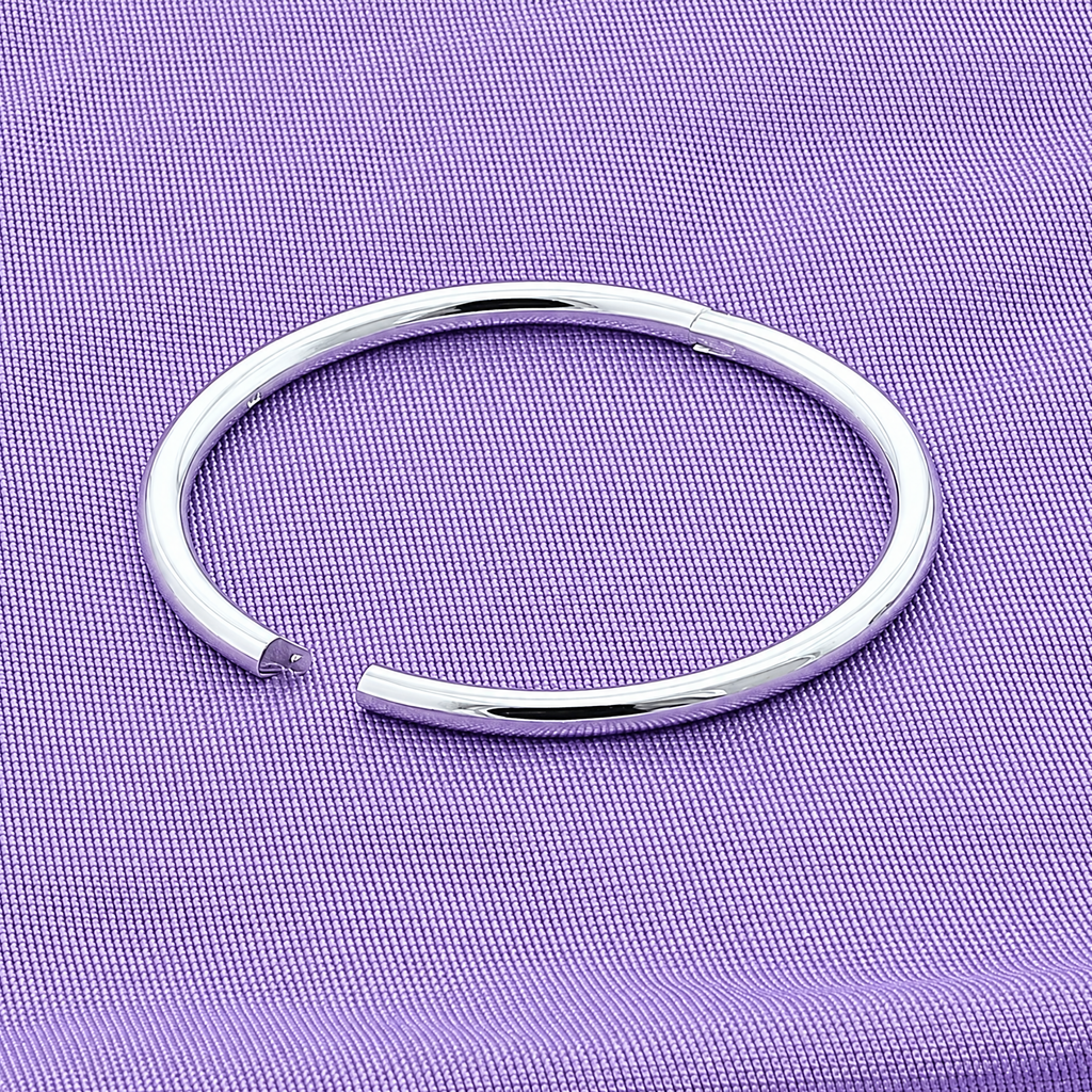 The Talo Open Cuff Bangle — Front open-cuff product view; AI-enhanced supplier view
