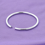 The Talo Open Cuff Bangle — Front open-cuff product view; AI-enhanced supplier view