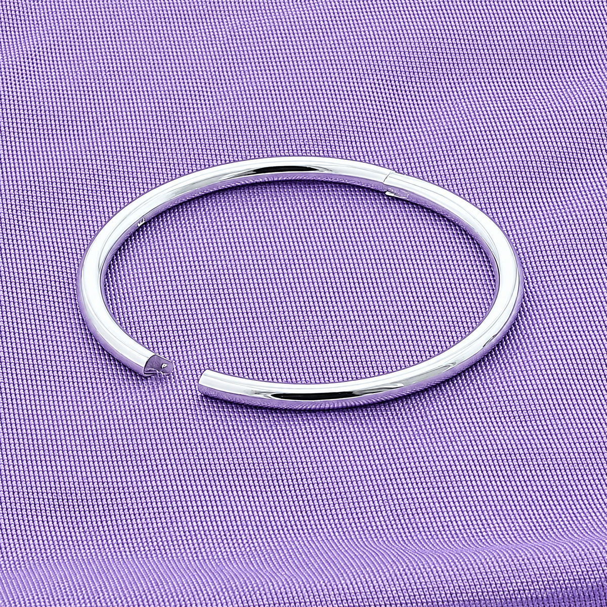 The Talo Open Cuff Bangle — Front open-cuff product view; AI-enhanced supplier view